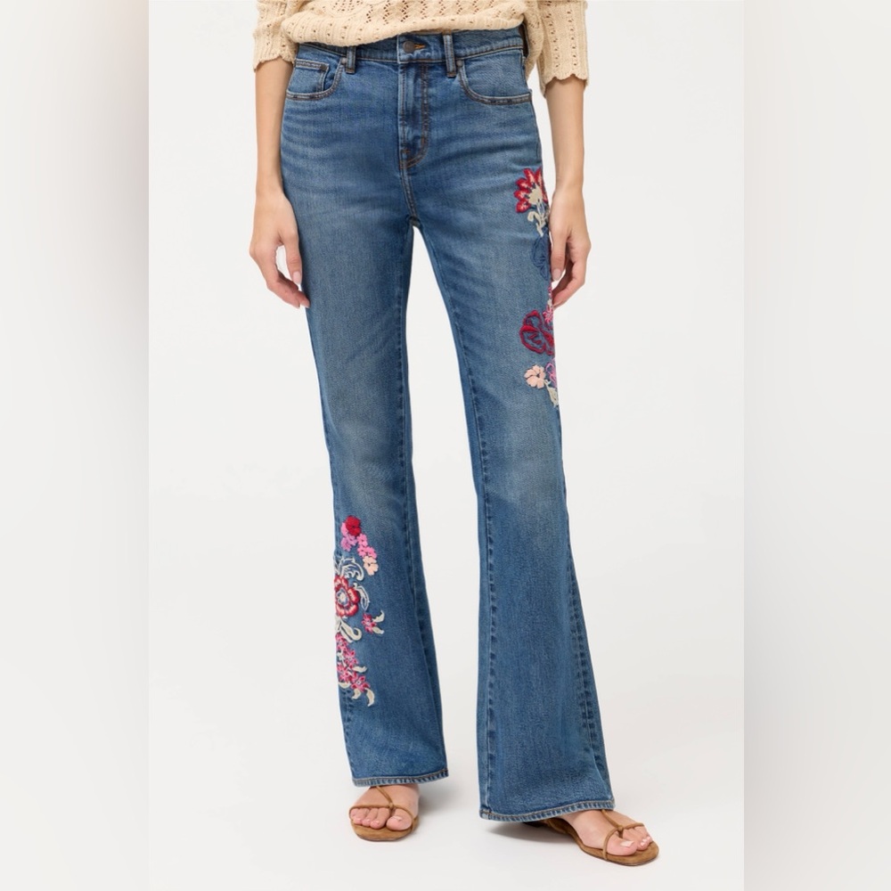 NWT Johnny Was The High Rise Flare Jean in Farida Size 32 - Picture 3 of 16
